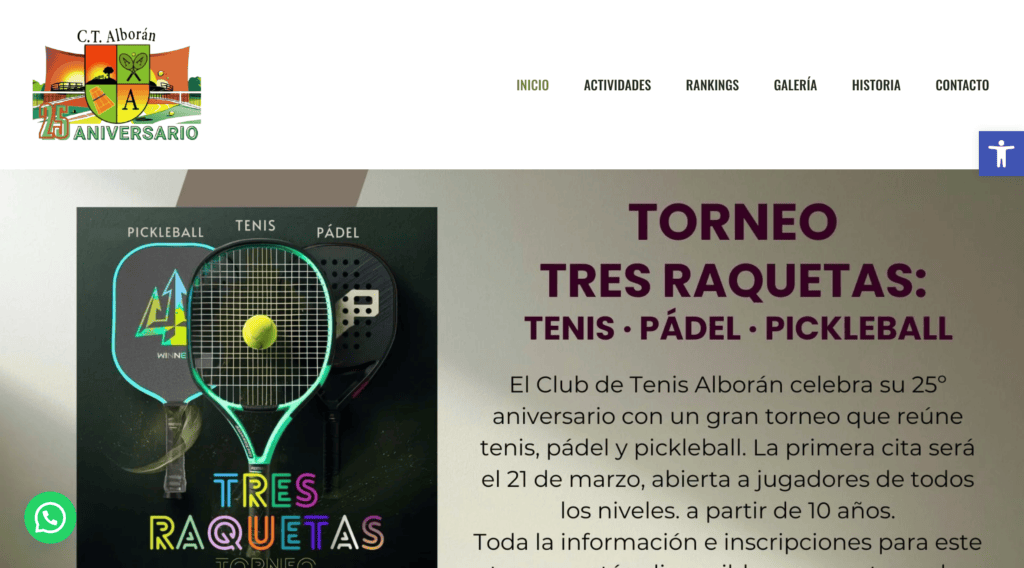 Club de Tenis Alborán 25 aniversario